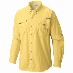 Columbia PFG Bahama™ II Långärmad Tröja Herr Gula (ZXIYN5698)